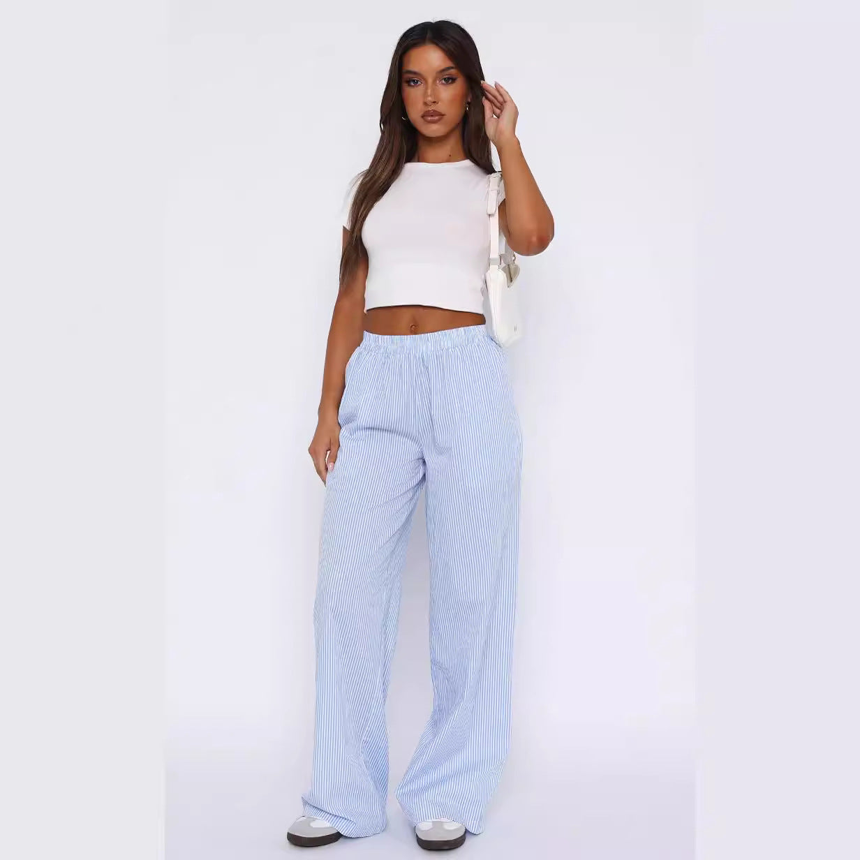 Comfy Woven Oversized Wide Leg Pants