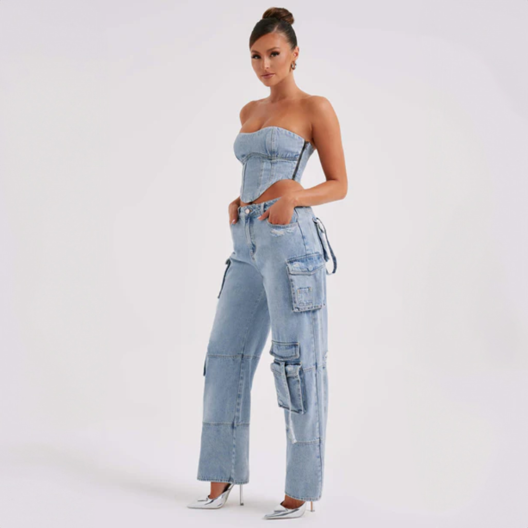 New York Cargo Broek & Korset