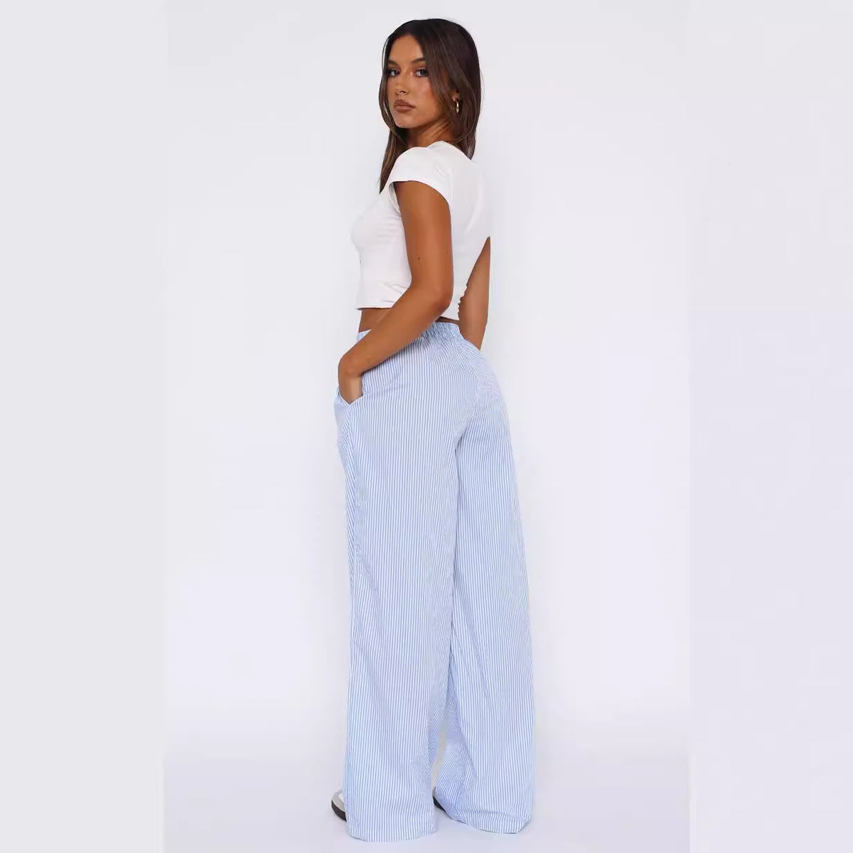 Comfy Woven Oversized Wide Leg Pants