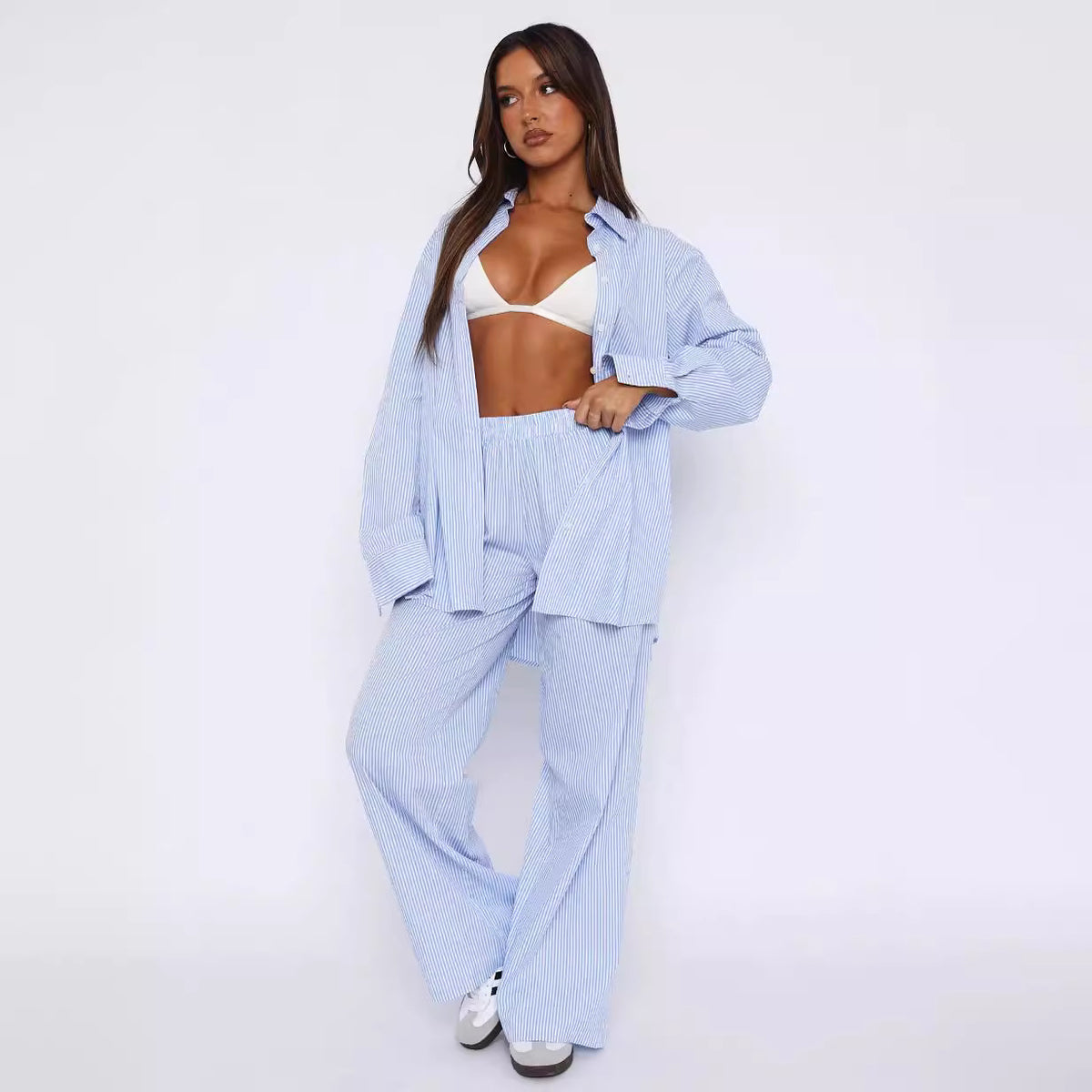 Comfy Woven Oversized Wide Leg Pants