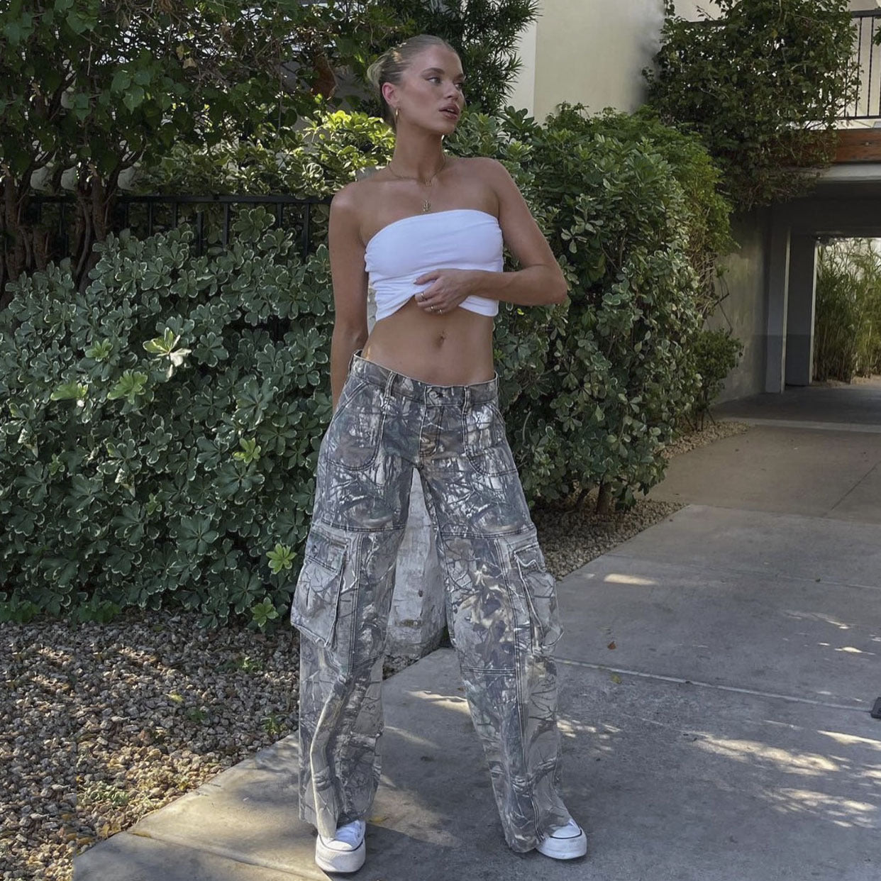 Unisex Camo Cargo Pants