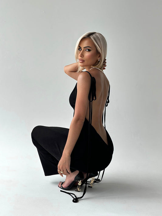 Senna Backless Maxi Dress